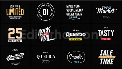 پروژه افترافکت: انیمیشن تایپوگرافی Animated Typography