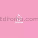 دانلود فایل لایه باز لوگو فروشگاه کودک و نوزاد Baby Love Logo