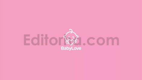 دانلود فایل لایه باز لوگو فروشگاه کودک و نوزاد Baby Love Logo
