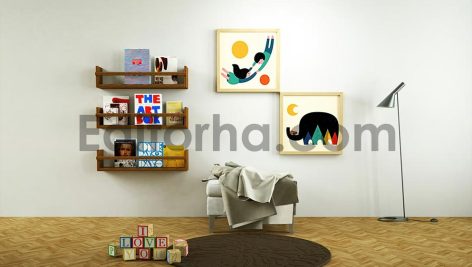 موکاپ اتاق کودک7