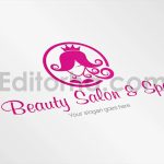 دانلود فایل لایه باز لوگو سالن زیبایی Beauty Salon & Spa - Logo Template