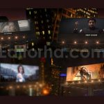 پروژه آماده داوینچی ریزالو: بیلبورد شهری در شب Billboard In Night City