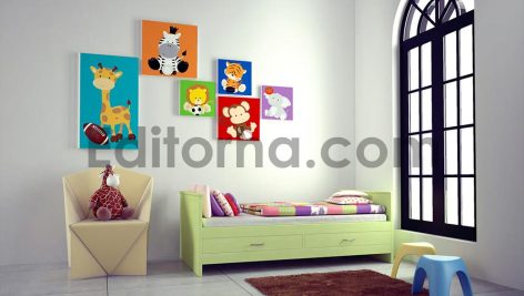 موکاپ اتاق کودک4