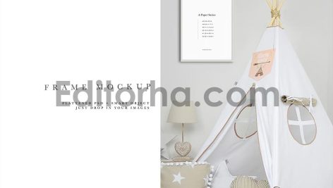 موکاپ اتاق کودک10