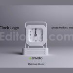 دانلود پروژه آماده داوینچی ریزالو: لوگو موشن ساعت Clock Logo