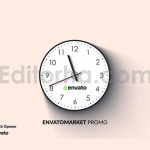 دانلود پروژه آماده داوینچی ریزالو: لوگو موشن ساعت Clock Logo