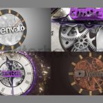پروژه آماده افترافکت: لوگوموشن ترانزیشن ساعت با موسیقی Clock Transition