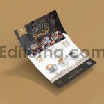 لایه باز تراکت تبلیغاتی کافی شاپ2