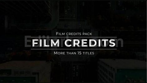 پروژه داوینچی ریزالو: تیتراژ فیلم Credit titles