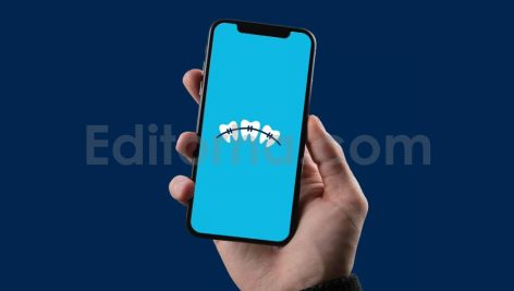 دانلود فایل لایه باز لوگو ارتودنسی دندان Dental Braces Logo