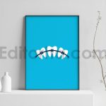 دانلود فایل لایه باز لوگو ارتودنسی دندان Dental Braces Logo