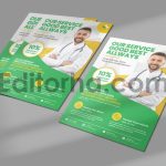تراکت تبلیغاتی خدمات پزشکی4