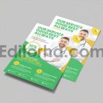 تراکت تبلیغاتی خدمات پزشکی3