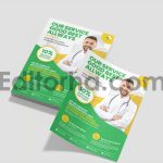 تراکت تبلیغاتی خدمات پزشکی2