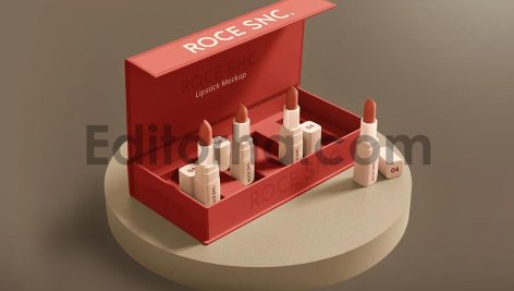 موکاپ رژ لب3