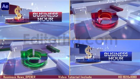 دانلود پروژه آماده افترافکت: اینترو اقتصادی Economics Opener