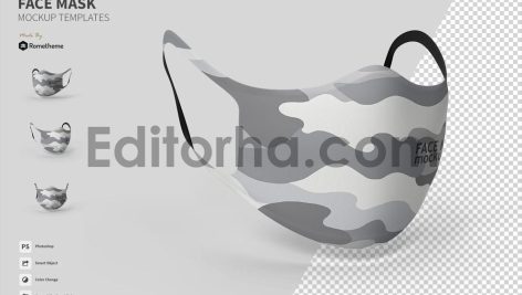 موکاپ ماسک صورت