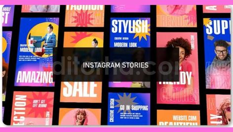 پروژه افترافکت: استوری فشن اینستاگرام Fashion Instagram Stories