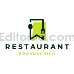 دانلود فایل لایه باز لوگوی غذا و رستوران Food Bookmark Logo