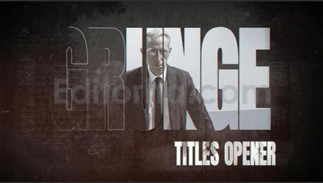 پروژه آماده افترافکت: تیتراژ و افتتاحیه فیلم همراه با موسیقی Grunge Titles Opener