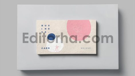 موکاپ کارت‌ ویزیت دست ساز