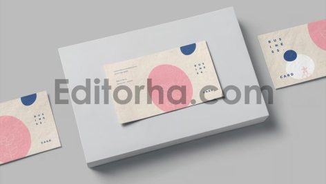 موکاپ کارت‌ ویزیت دست ساز3