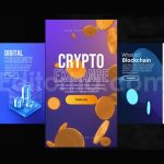 دانلود پروژه آماده داوینچی ریزالو: استوری اینستاگرام ارز دیجیتال Instagram Crypto