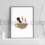 دانلود فایل لایه باز لوگو طب سنتی Medical Coffee Mortar Pestle Logo
