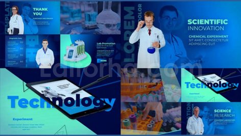 دانلود پروژه آماده افترافکت: ارائه علمی پزشکی Medical Scientific Presentation