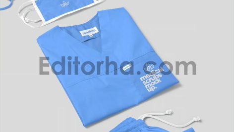 موکاپ لباس پزشکی2
