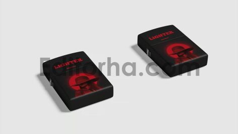 موکاپ فندک فلزی4