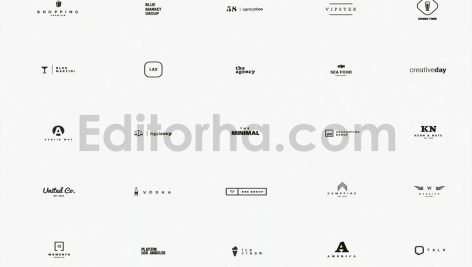 دانلود فایل لایه باز پک 100طرح لوگو مینیمال 100 Minimal Logos