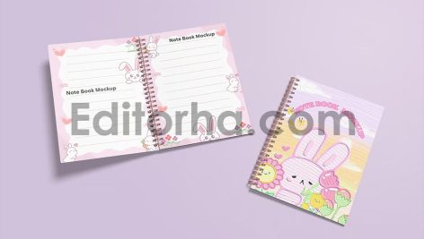 موکاپ دفترچه یادداشتی مینیمالیستی2