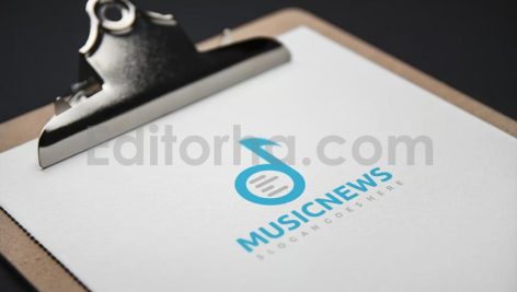 دانلود فایل لایه باز لوگو اخبار موسیقی Music News Logo