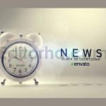 پروژه آماده پریمیر: لوگوموشن ساعت News Clock Logo