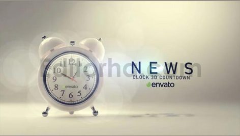 پروژه آماده پریمیر: لوگوموشن ساعت News Clock Logo