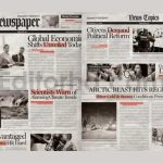 دانلود پروژه آماده افترافکت: اینترو نمایش تیتر روزنامه Newspaper Video