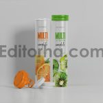 موکاپ بطری قرص پلاستیکی3