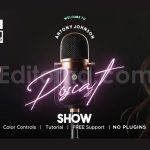 دانلود پروژه آماده افترافکت: اینترو پادکست Podcast Intro