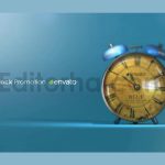 دانلود پروژه آماده افترافکت: لوگوموشن ساعت واقعی Realistic Clock Logo