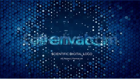 دانلود پروژه آماده افترافکت: لوگوموشن علمی دیجیتال Scientific Digital Logo