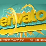 پروژه آماده افترافکت: اوپنر لوگوی سه بعدی بهار Spring 3D Titles Logo Opener