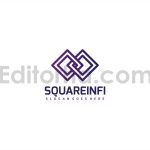 دانلود فایل لایه باز لوگو مربع بی نهایت Square Infinite Logo