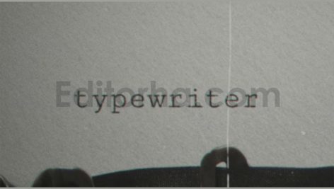 دانلود پروژه آماده افترافکت: ماشین تحریر Typewriter | After Effects Template