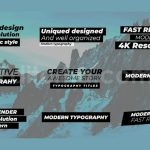 پروژه داوینچی ریزالو: عناوین و متن (تایتل) Typography Titles