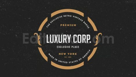 دانلود فایل لایه باز 12 برچسب و لوگو کلاسیک 12 Vintage Logos & Badges