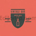 دانلود فایل لایه باز 15 برچسب و لوگو قدیمی 15 Vintage Logos & Badges