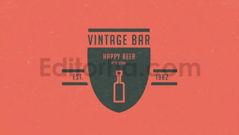 دانلود فایل لایه باز 15 برچسب و لوگو قدیمی 15 Vintage Logos & Badges