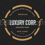 دانلود فایل لایه باز 12 برچسب و لوگو کلاسیک 12 Vintage Logos & Badges