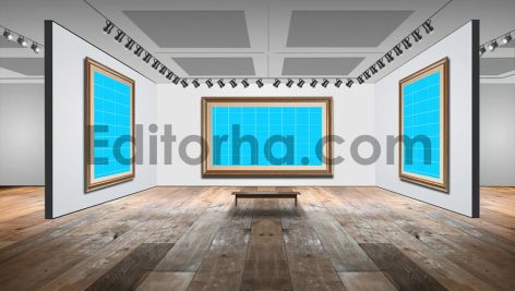 موکاپ گالری موزه3